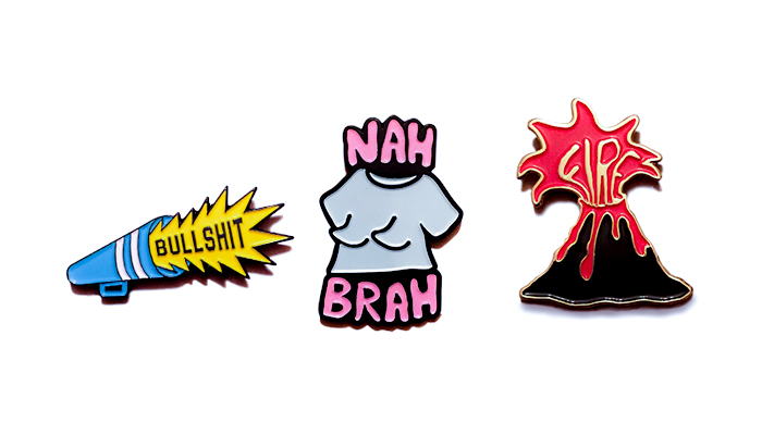 Jessica negus lapel pin designs